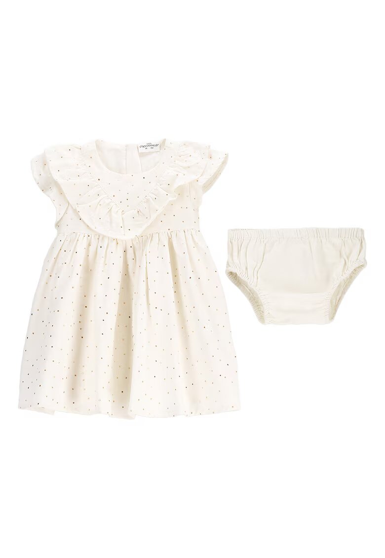 Coccodrillo Rochie fete WC5128202EBG - Bumbac - Bej - Bej