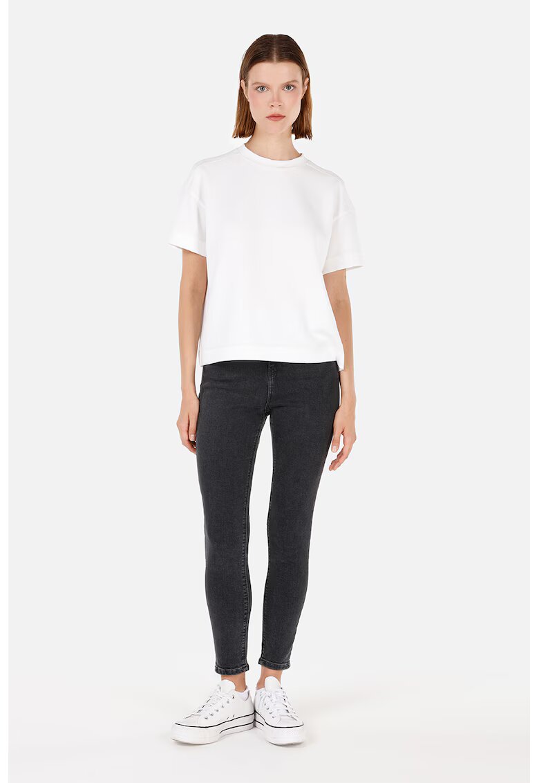 COLINS Blugi crop skinny - Negru