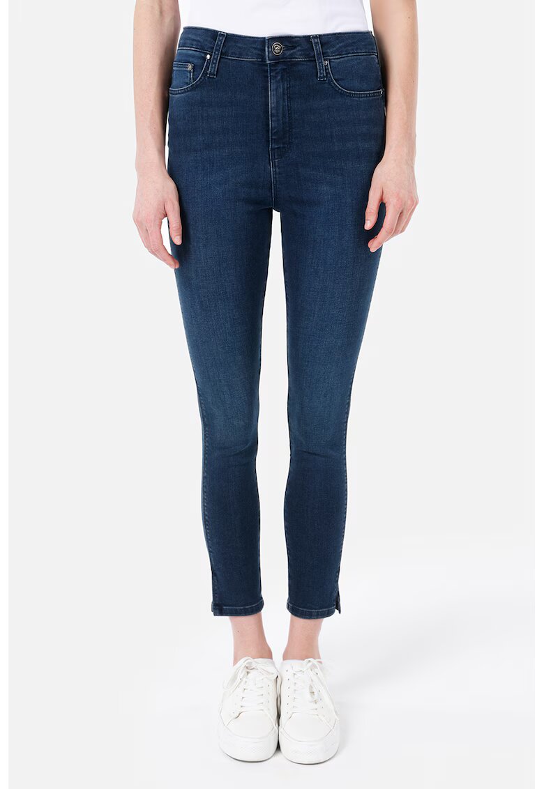 COLINS Blugi crop slim fit 760 Diana - Albastru inchis