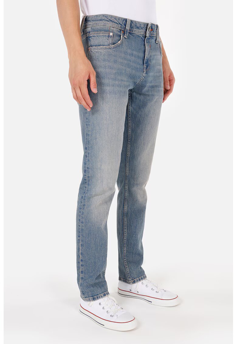 COLINS Blugi cu aspect decolorat - Albastru