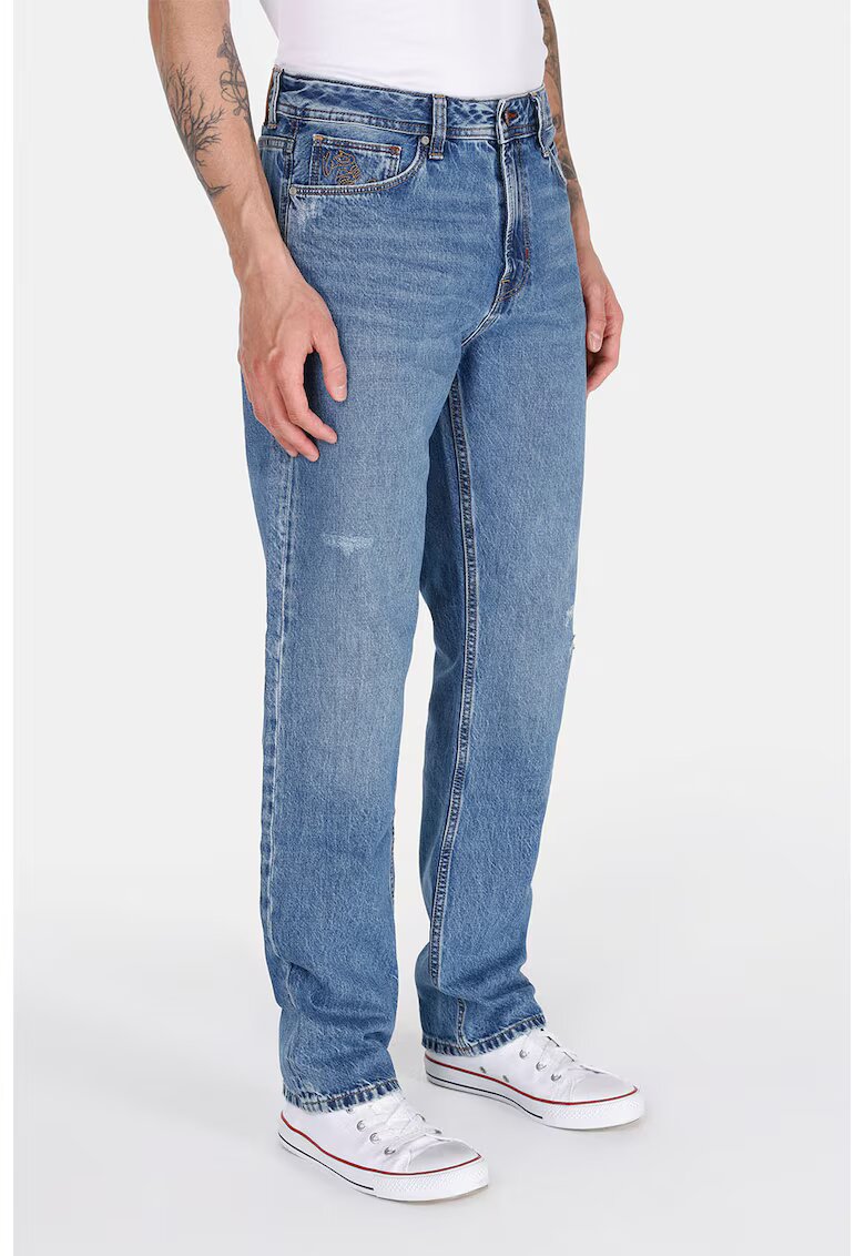 COLINS Blugi regular fit - Albastru melange
