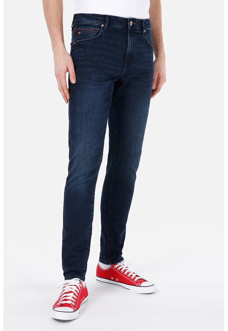 COLINS Blugi skinny cu aspect decolorat - Bleumarin