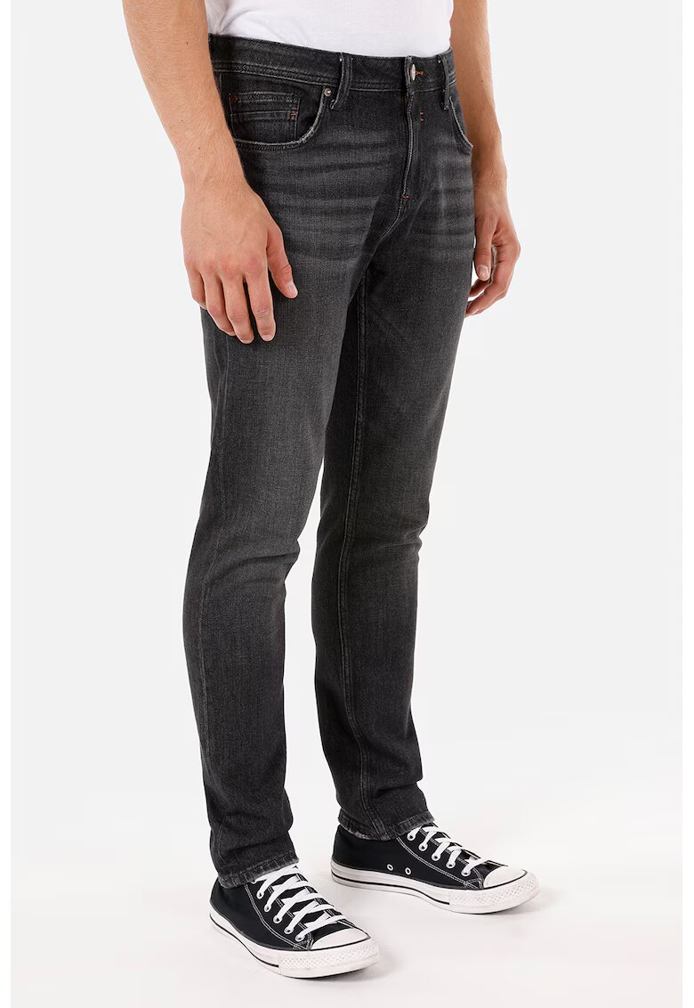 COLINS Blugi skinny cu aspect decolorat - Negru