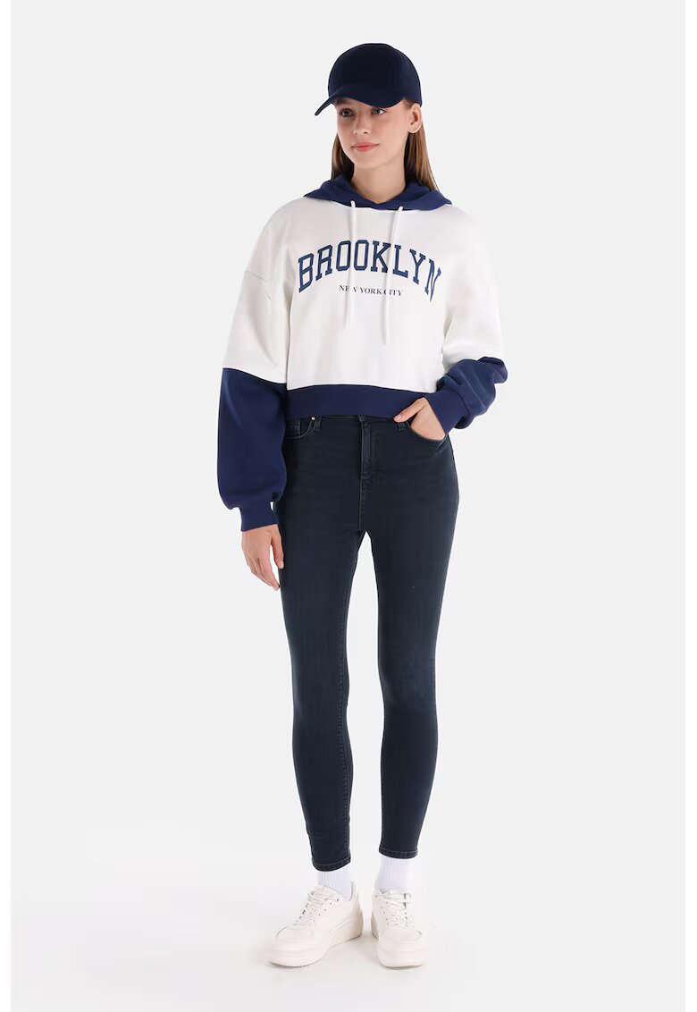 COLINS Blugi skinny cu talie inalta 760 Diana - Albastru ultramarin