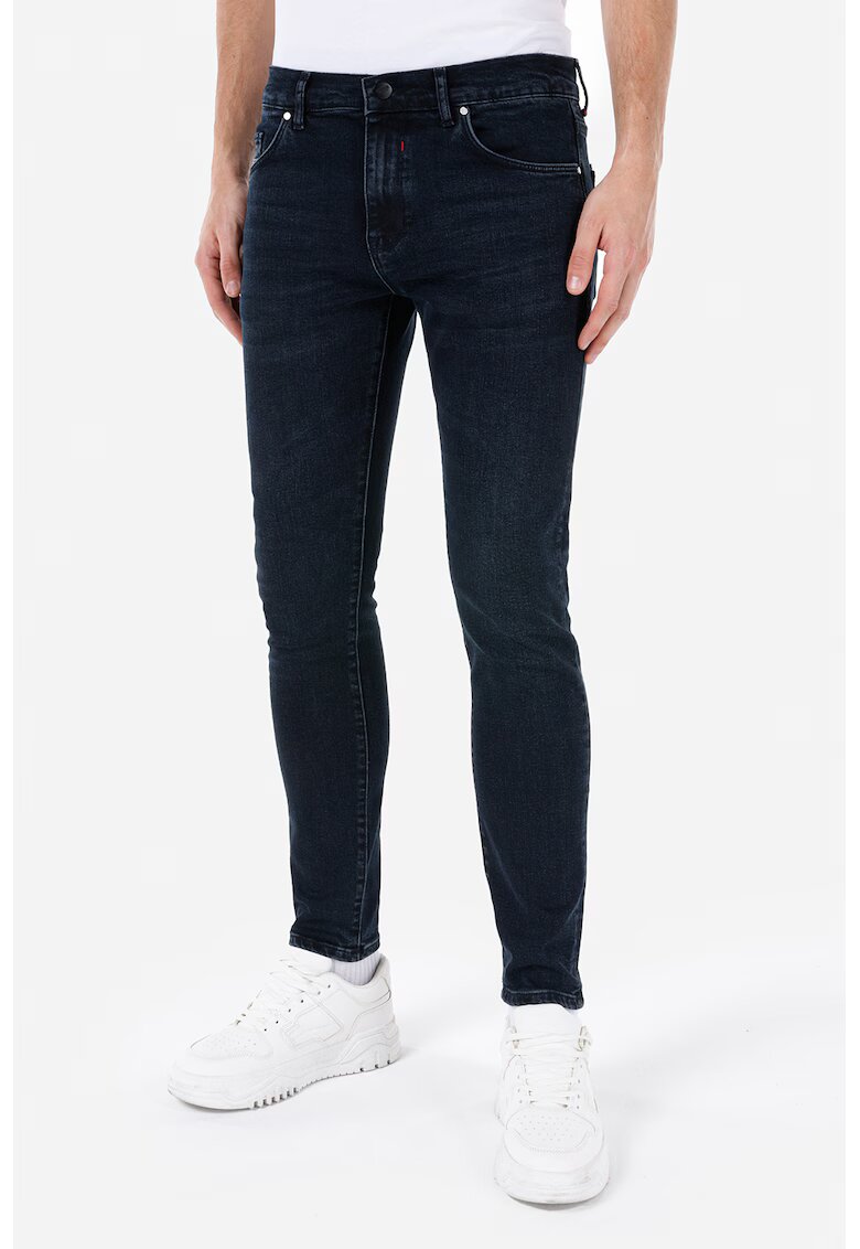 COLINS Blugi skinny cu talie medie - Bleumarin