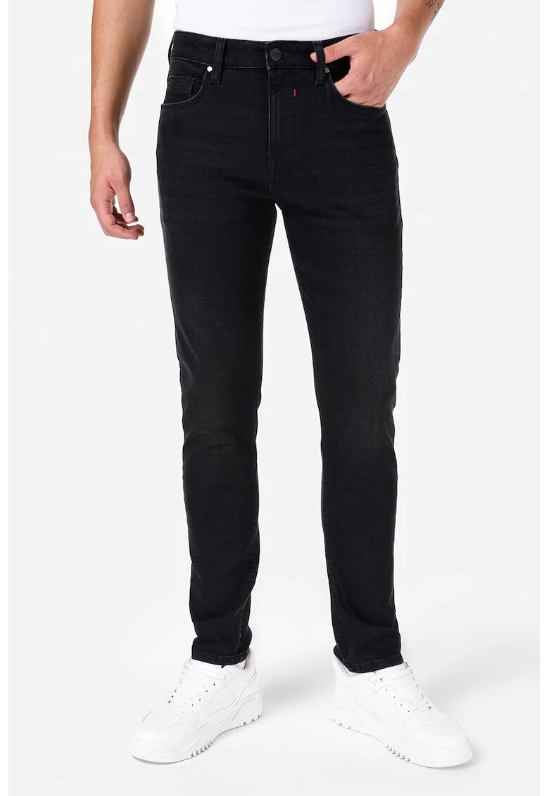 COLINS Blugi skinny cu talie medie - Negru