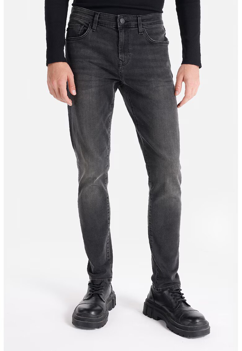 COLINS Blugi slim fit 041 Danny - Gri inchis