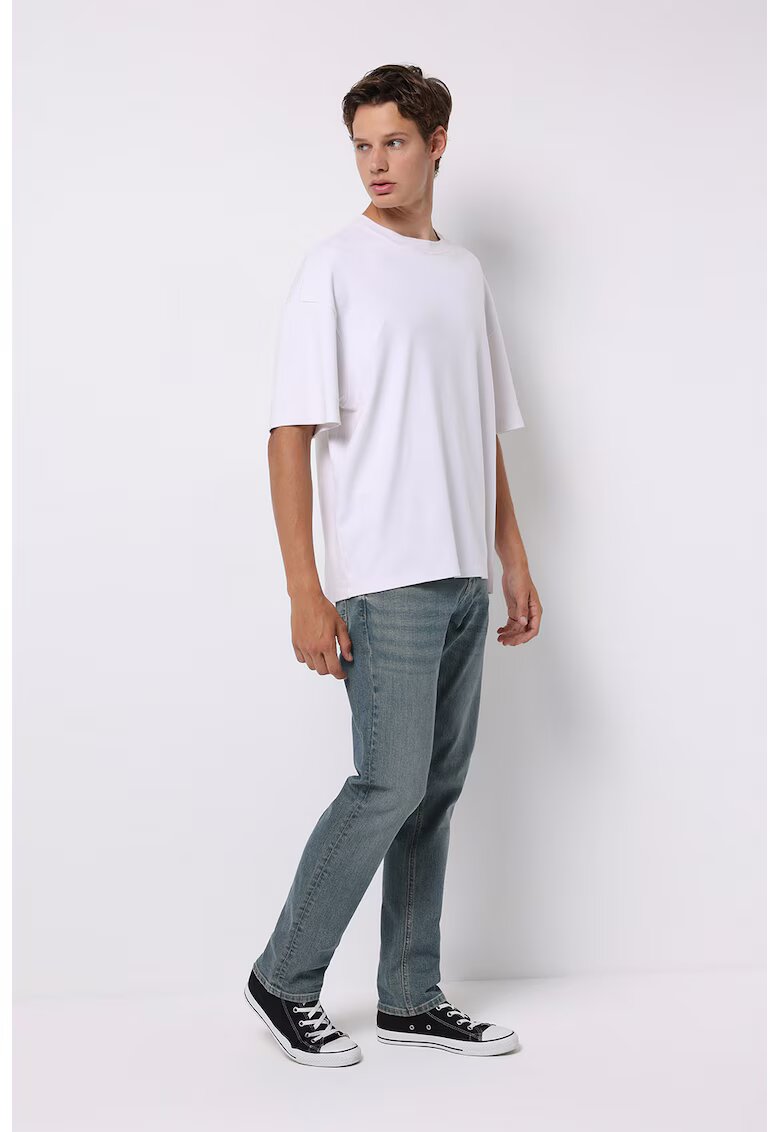 COLINS Blugi slim fit cu talie medie - Albastru prafuit