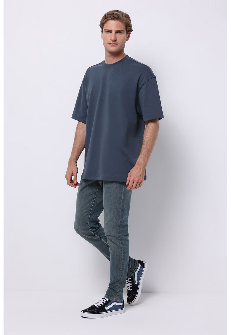 COLINS Blugi slim fit cu talie medie - Albastru prafuit