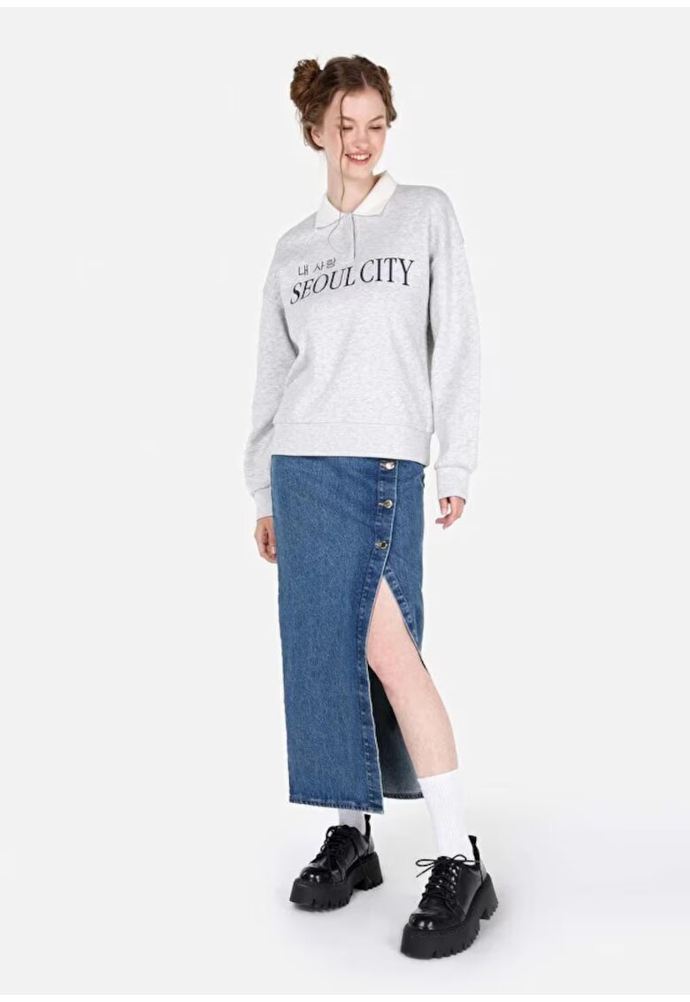 COLINS Fusta midi din denim