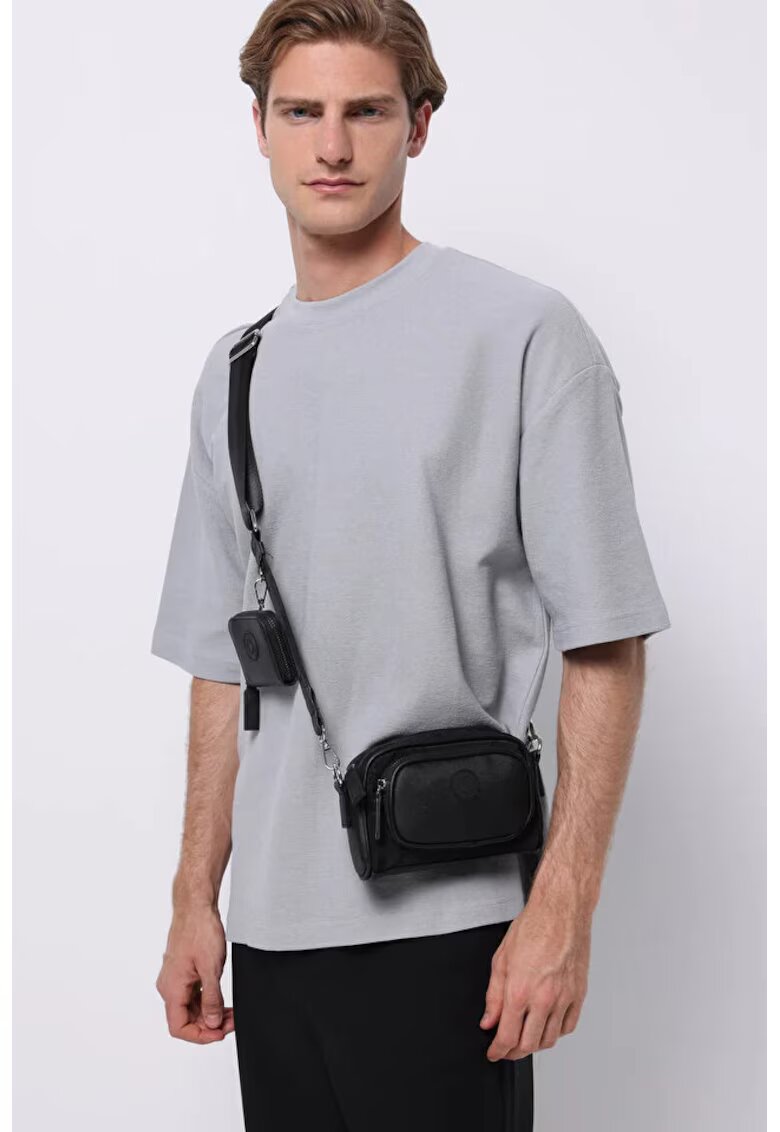 COLINS Geanta De Barbati Negru Modern Fit 8684112891729