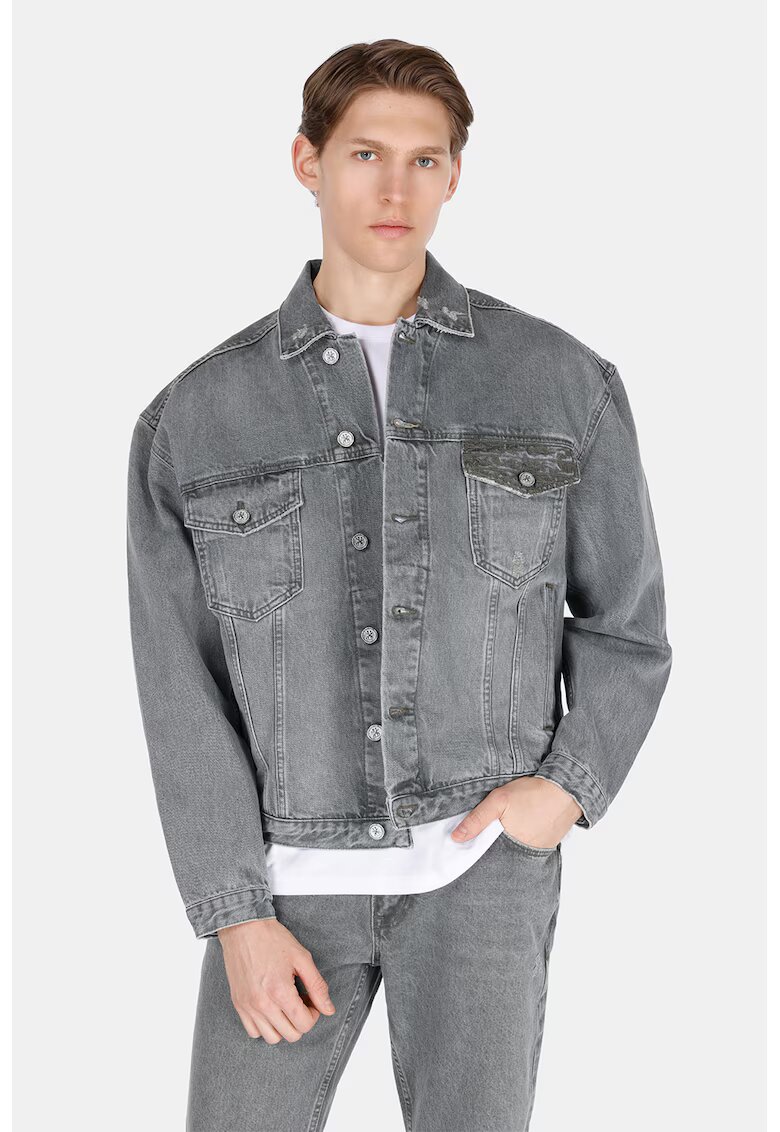 COLINS Jacheta din denim cu buzunare - Gri