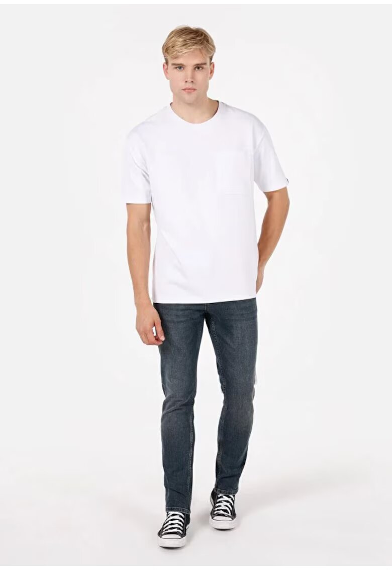 COLINS Pantaloni barbati - blu - bumbac - - BLUE