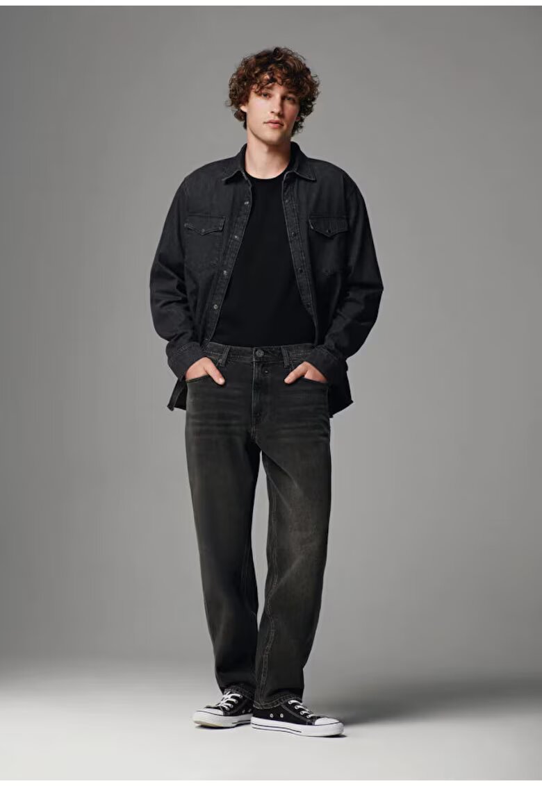 COLINS Pantaloni Barbati - Regular Fit - Negru - Negru
