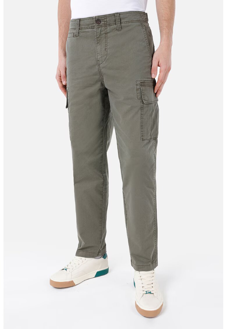 COLINS Pantaloni cargo cu talie medie - Gri inchis