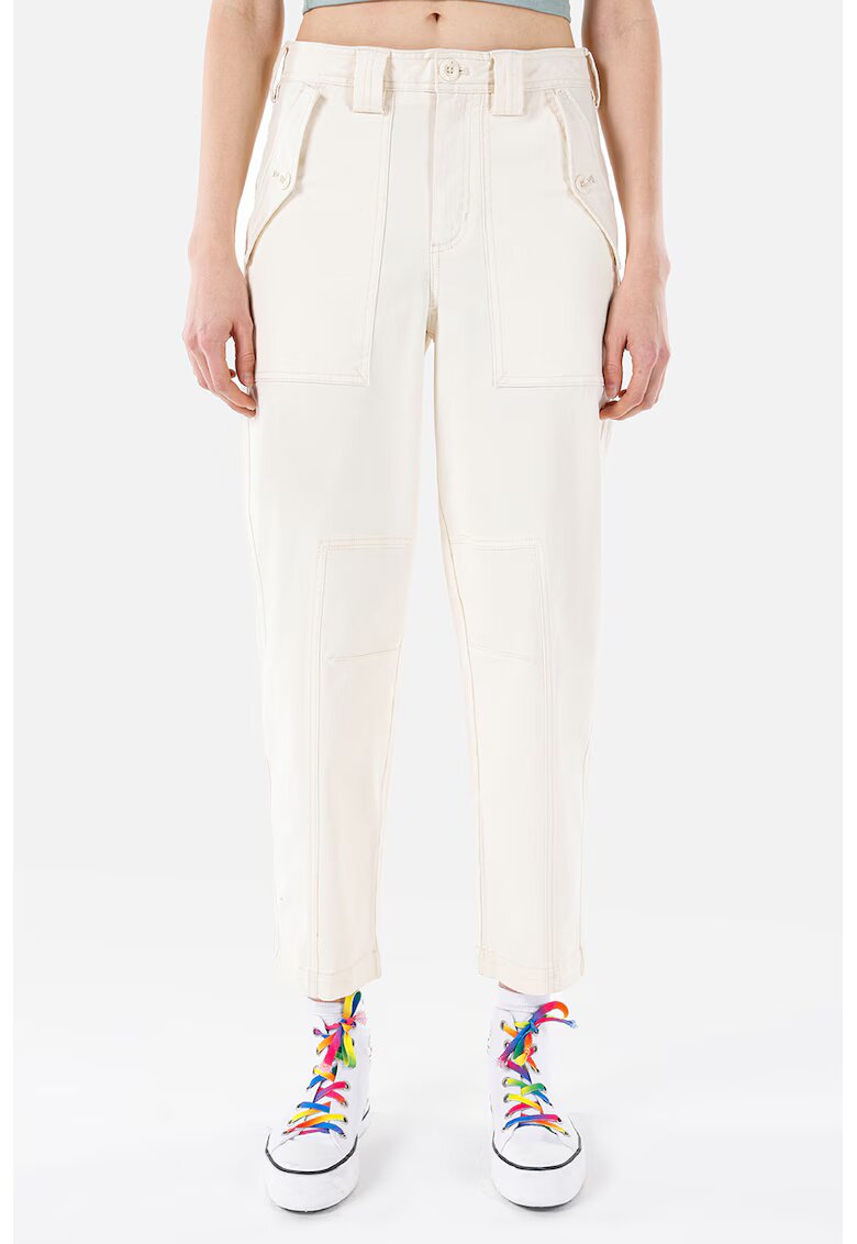 COLINS Pantaloni crop conici - Crem