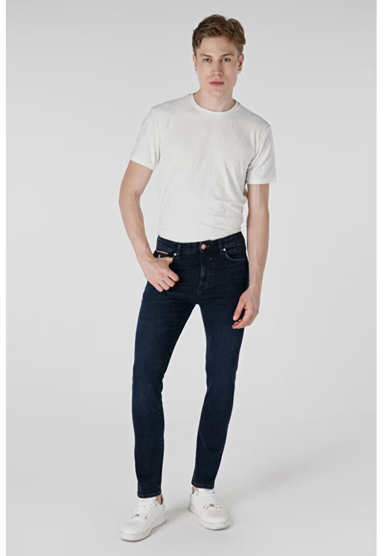 COLINS Pantaloni De Barbati Albastru Inchis Skinny Fit Cl1065217 8683197839978 - Albastru inchis