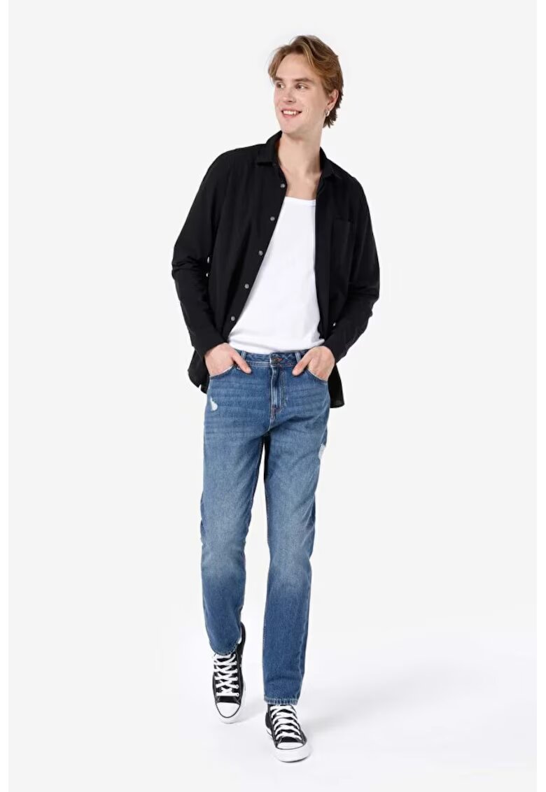 COLINS Pantaloni De Barbati Albastru Regular Fit 067 Jack 8684112148373