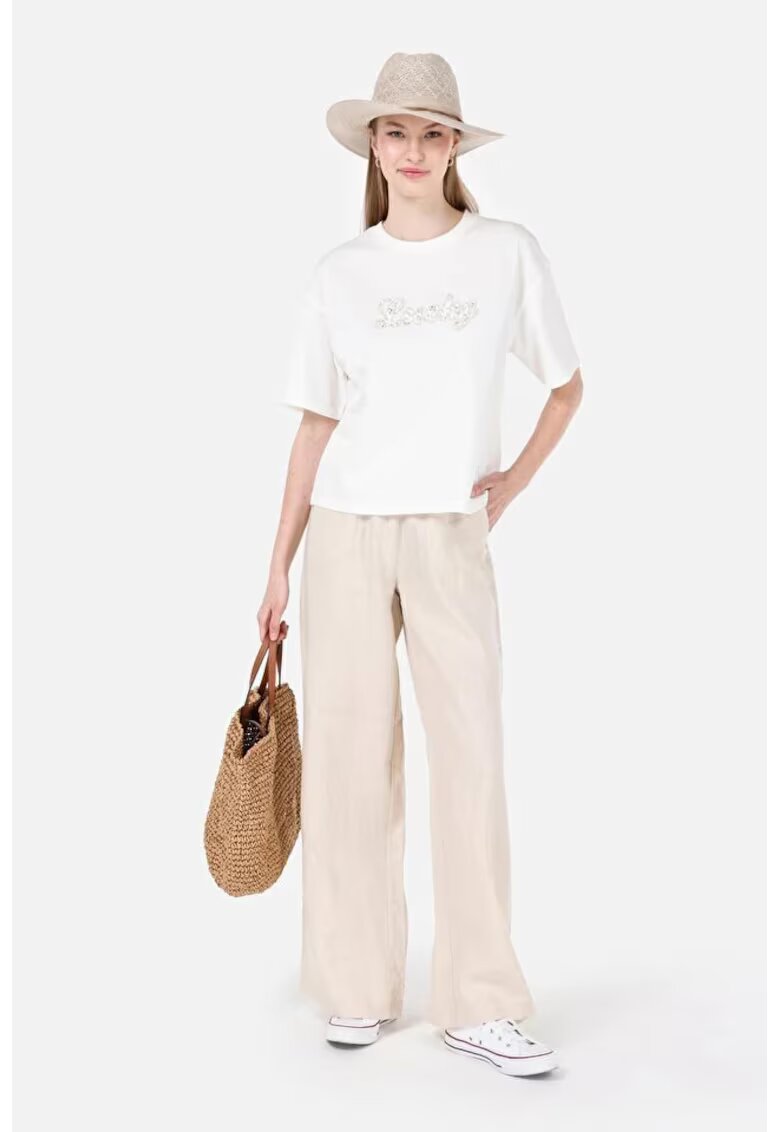 COLINS Pantaloni De Dama Ecru Regular Fit Cl1068233 - Ecru