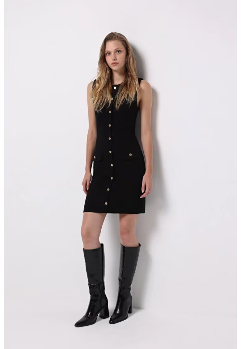 COLINS Rochie De Dama Negru Regular Fit Cl1075506 - Negru