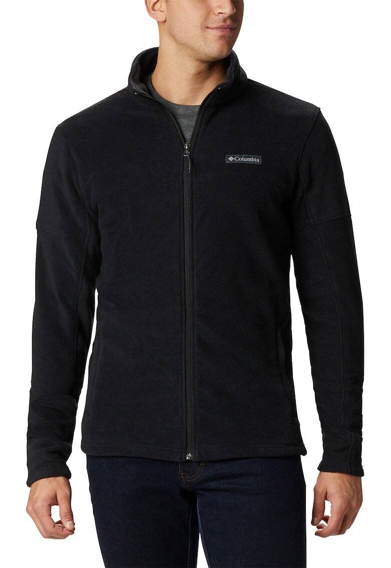Columbia Bluza de trening din fleece cu fermoar - adecvata pentru teren accidentat Basin Trail™ - Negru