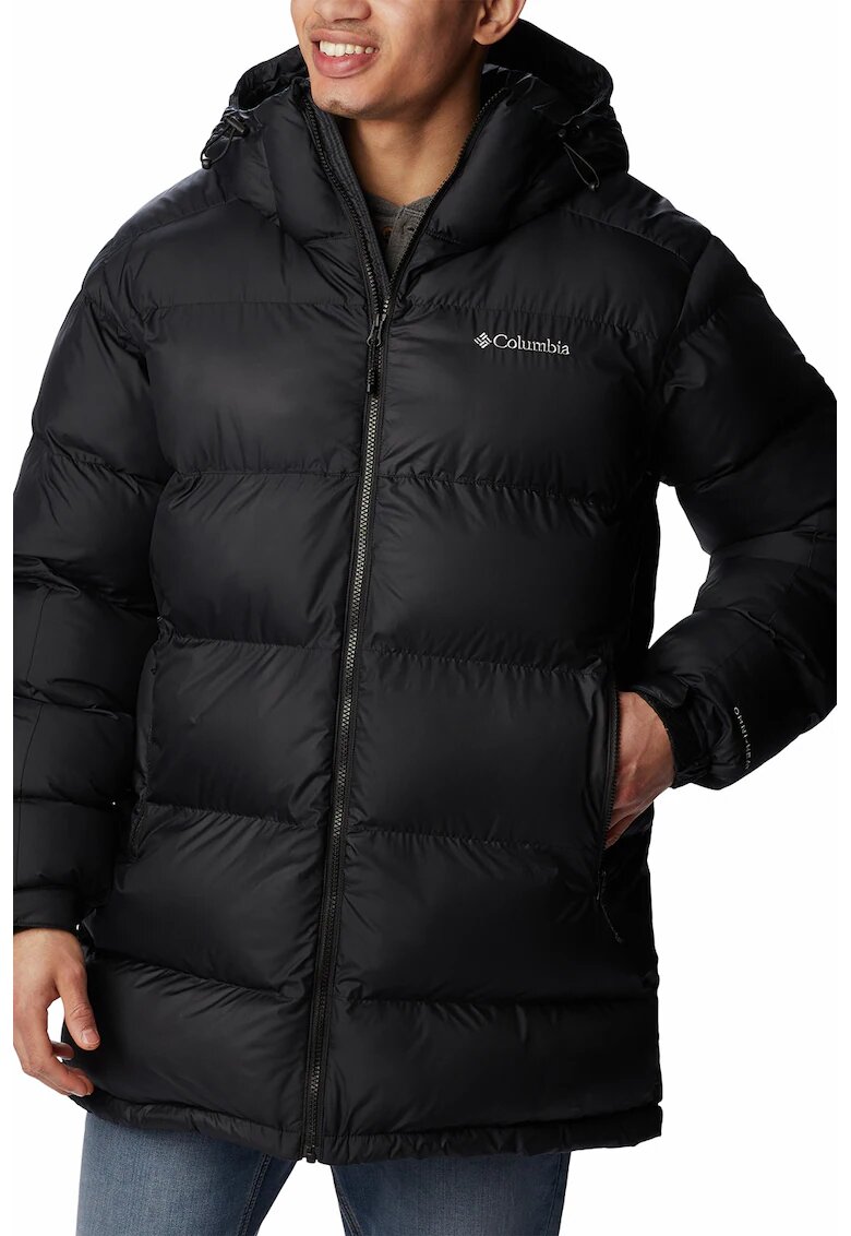 Columbia Geaca cu gluga si aspect matlasat Pike Lake - Negru
