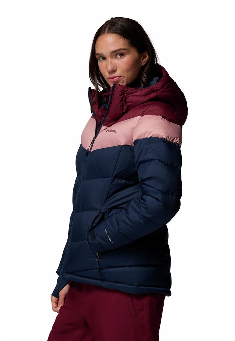 Columbia Jacheta cu gluga pentru schi Abbott Peak II - Roz deschis/Rosu inchis/Bleumarin
