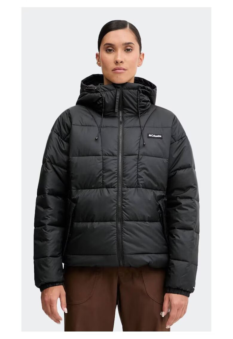 Columbia Jacheta cu gluga Pike Lake III - impermeabila - calduroasa - neagra - poliester - pentru femei