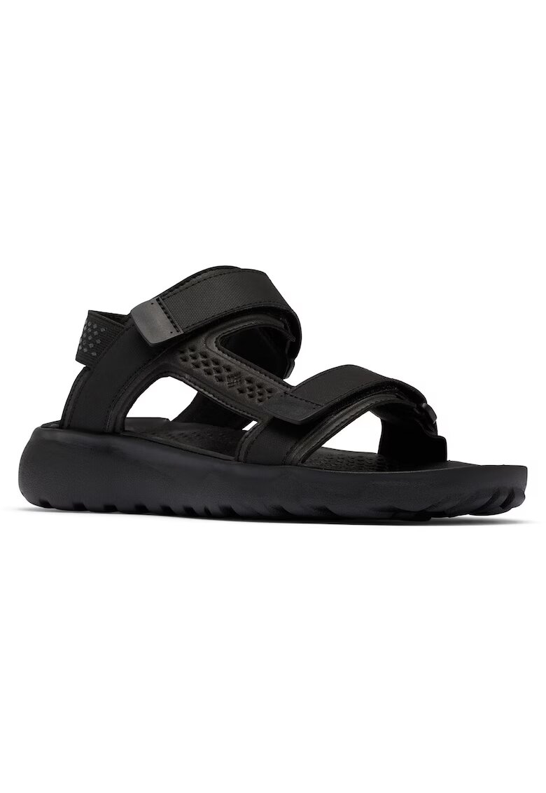 Columbia Sandale barbati 2108771 - Piele naturala - Negru - Negru