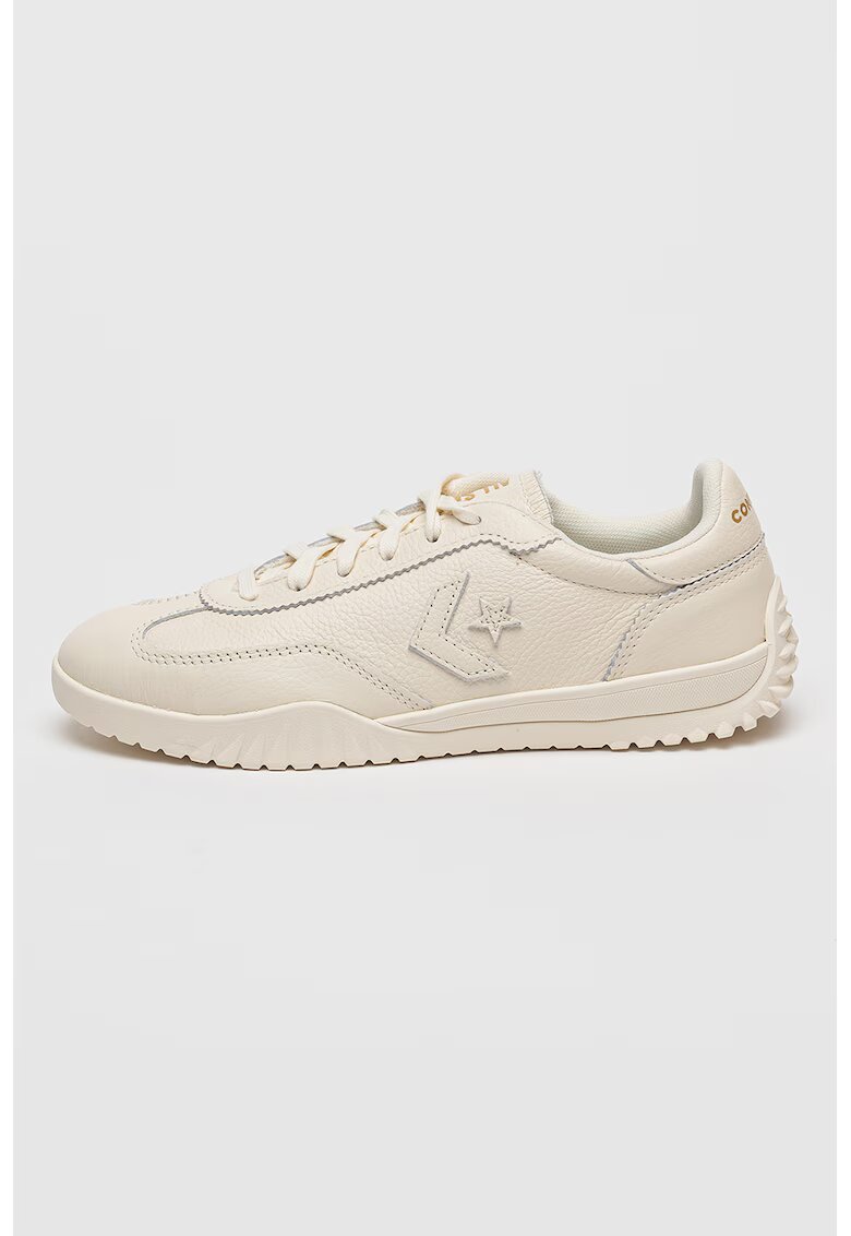 Converse Pantofi sport de piele Run Star - Albastru prafuit/Alb murdar