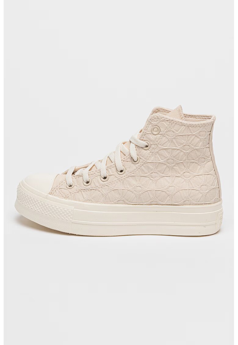 Converse Pantofi sport low-cut cu platforma si model texturat Lift - Maro nisip
