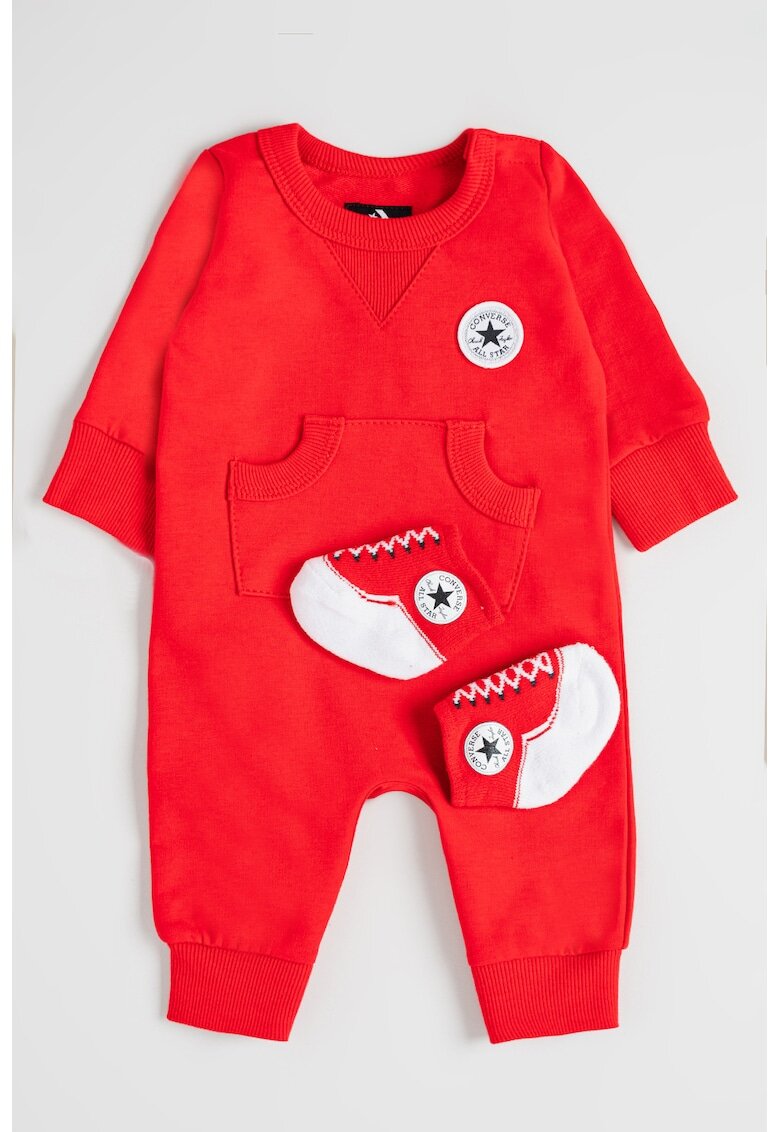 Converse Set de salopeta si sosete Lil Chuck - Coral