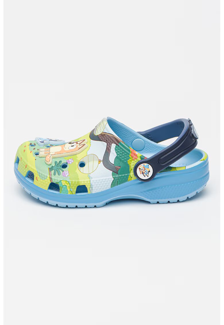 Crocs Saboti cu perforatii - Verde/Albastru deschis