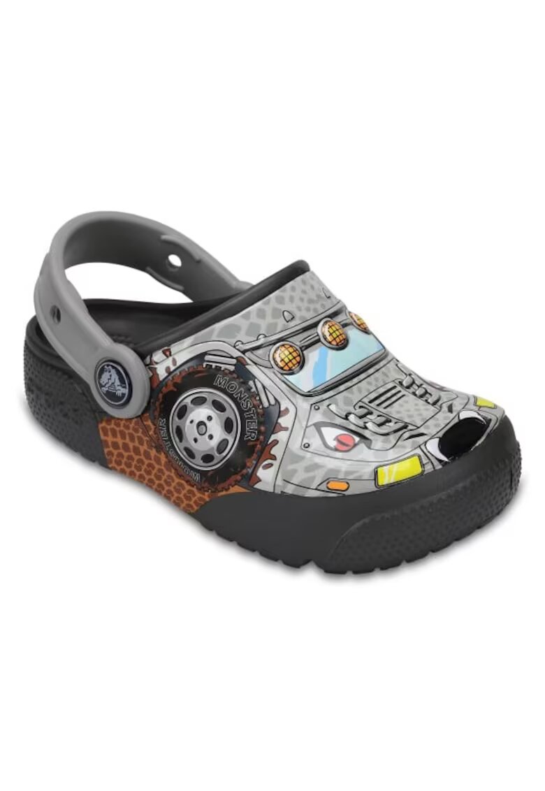 Crocs Saboti Fun Lab Lights Clog - US Gri - Monster Truck/Graphite - Gri