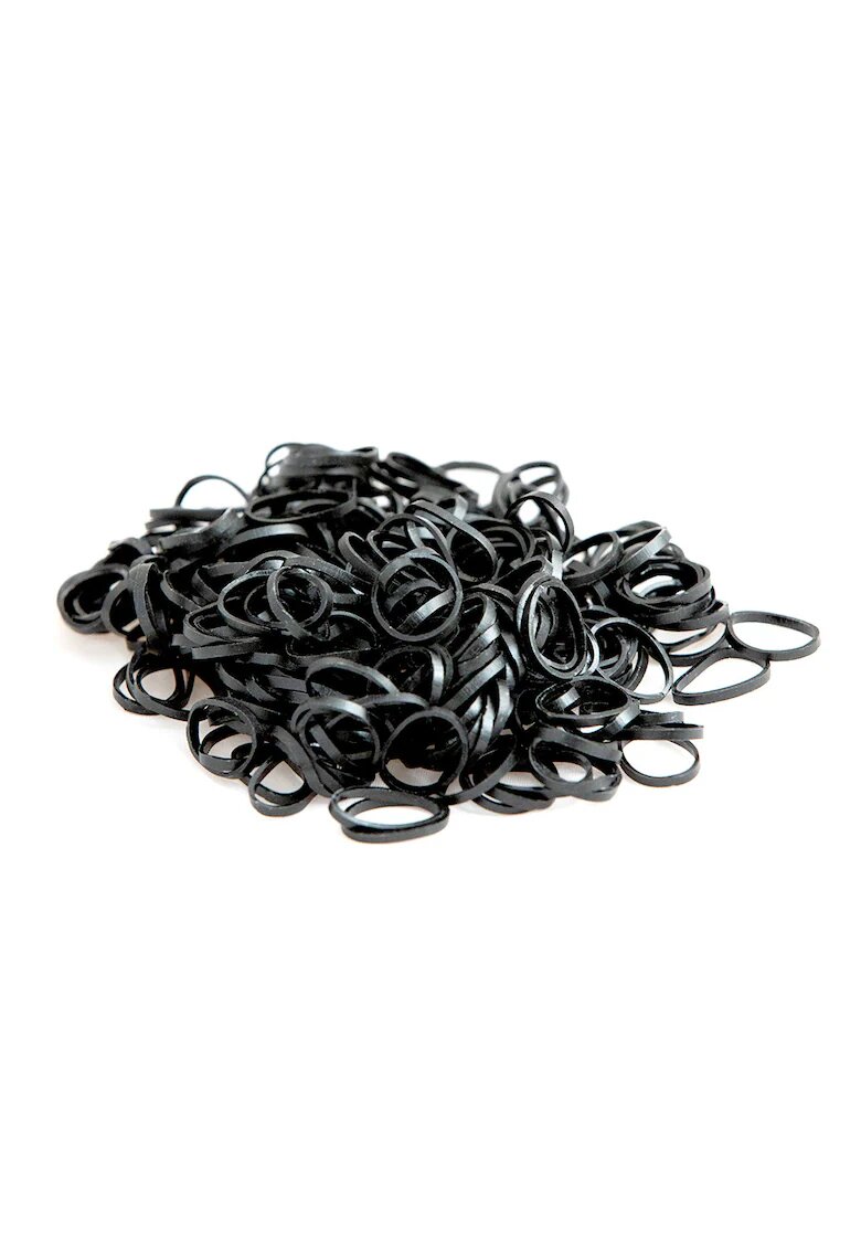 Cupio Elastice invizibile pentru par set 300 - Black