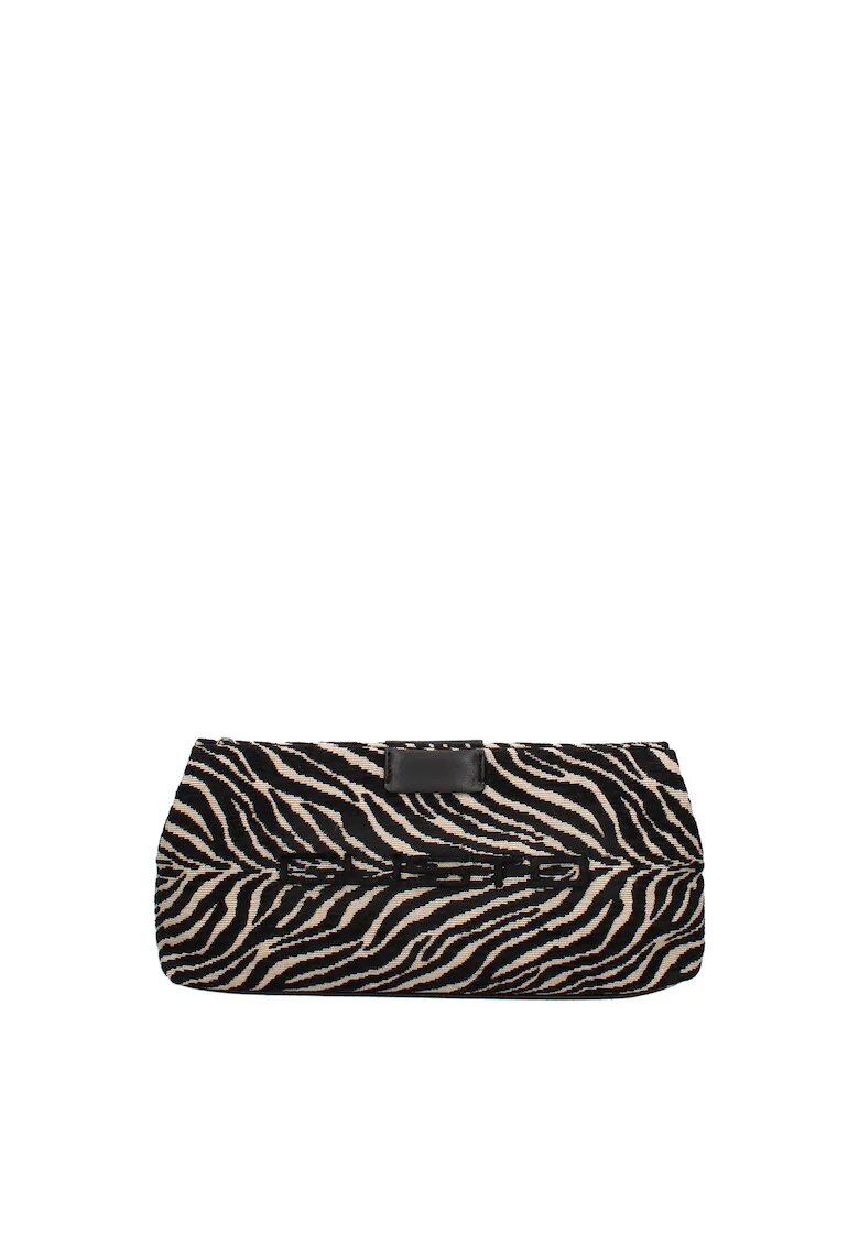 Custo Barcelona Geanta crossbody cu animal print - Negru/Crem