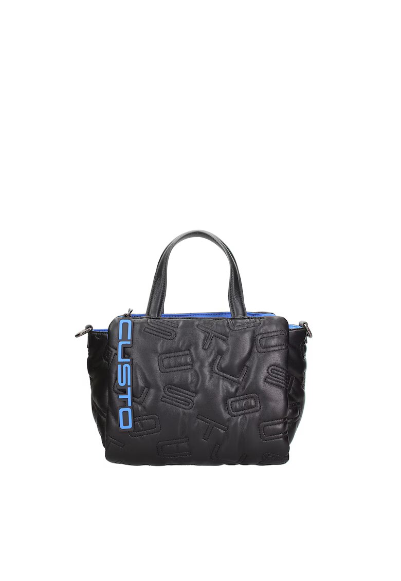 Custo Barcelona Geanta cu maner si logo Valoria Elite - Negru/Albastru