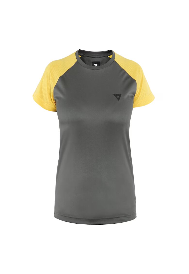 DAINESE Tricou ciclism dama HG Ramla SS Gri/Galben - Gri