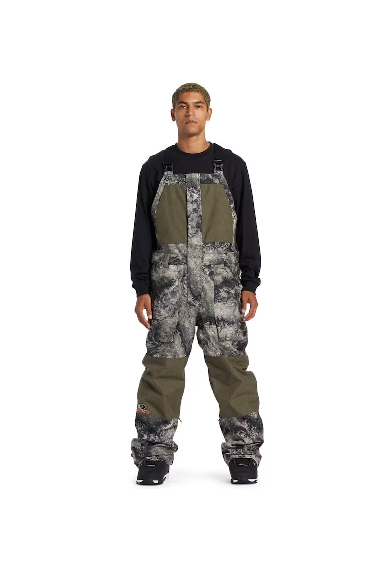 DC Shoes Pantaloni sport barbati camuflaj - impermeabili - verde - 100% poliester