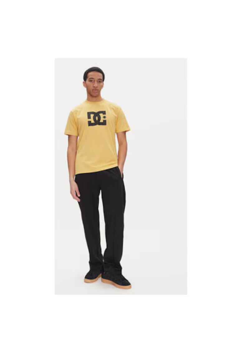 DC Tricou barbati ADYZT05373 - Bumbac/Bumac reciclat - Galben - Galben