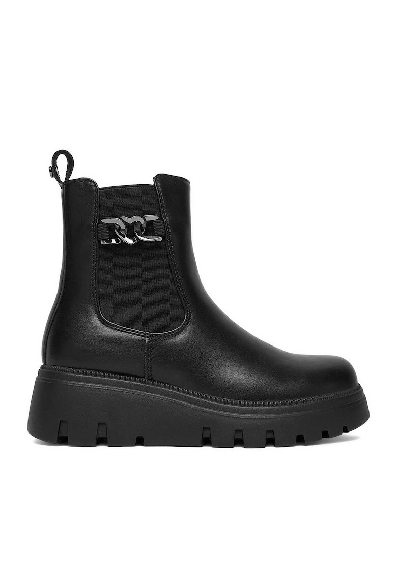 DeeZee Botine cu platforma fete - negru