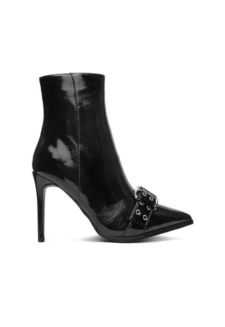 DeeZee Botine dama 1500-1 - negre - material sintetic