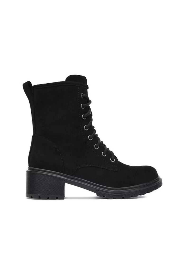 DeeZee Botine dama 1898 - Textil - Negru