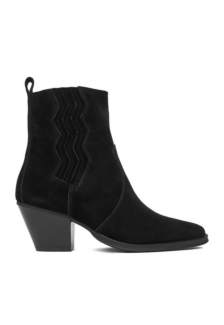 DeeZee Botine dama 20258-1 - negru - material sintetic