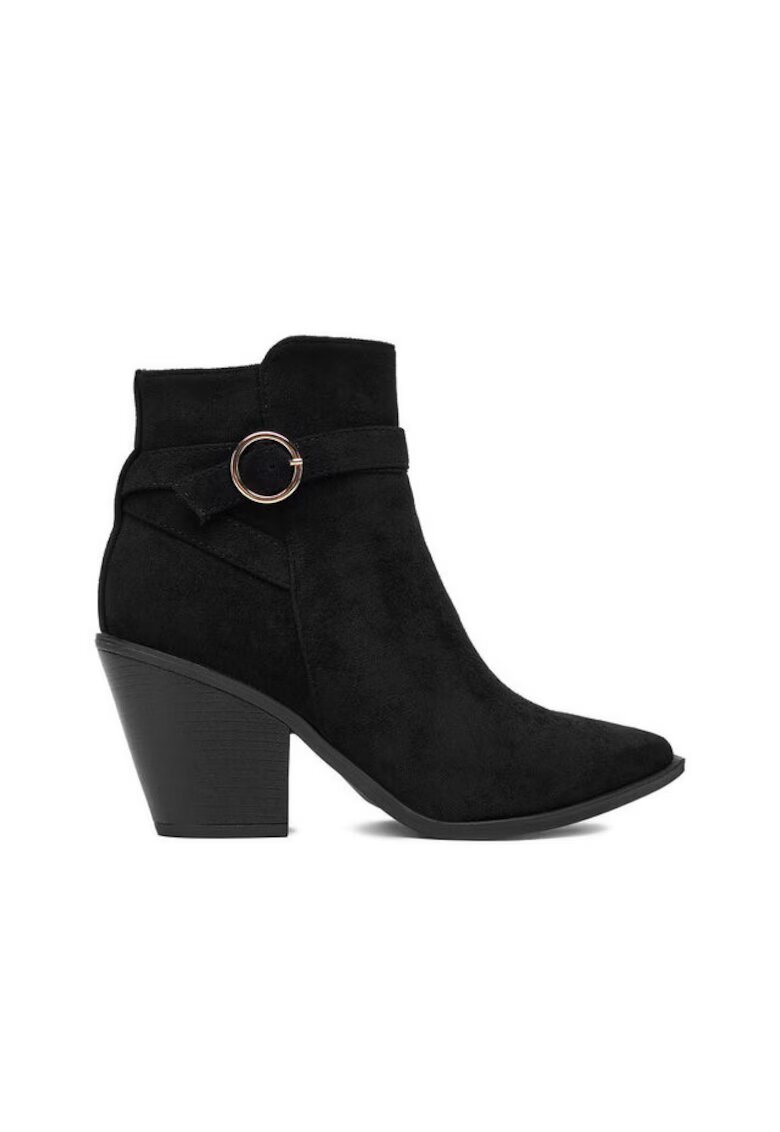 DeeZee Botine dama 3030 - Textil - Negru