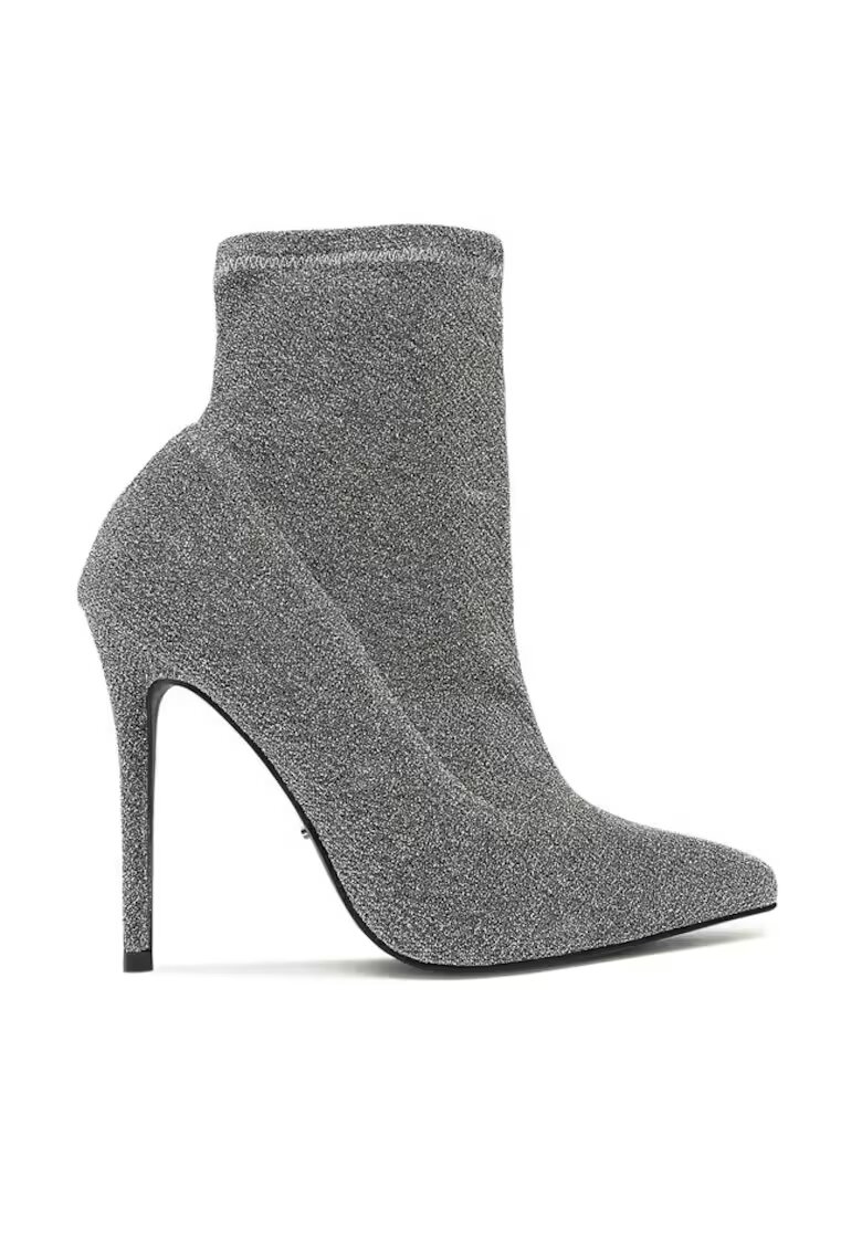 DeeZee Botine dama - 590486244388139 - Piele ecologica - Argintiu