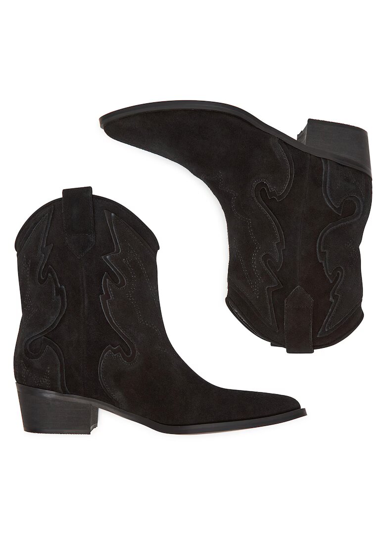 DeeZee Botine dama - negru - material sintetic -