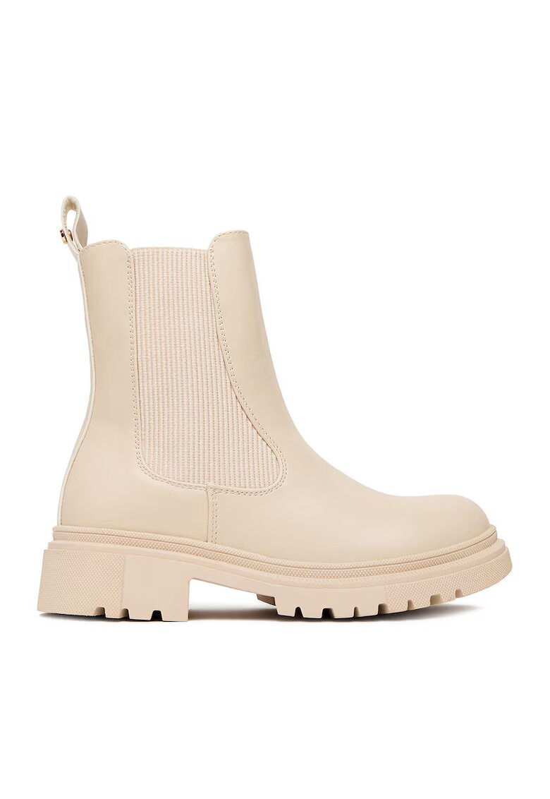 DeeZee Botine fete - textil - bej