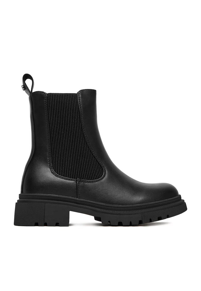 DeeZee Botine fete textil - negru