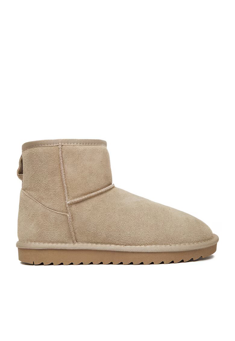 DeeZee Ghete dama - DZ-79 - piele naturala - bej